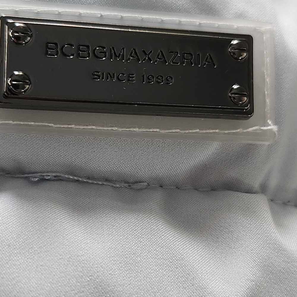BCBG Max Azria Light Blue Puffer Jacket XL Minimalist Clean-girl - Picture 7 of 11